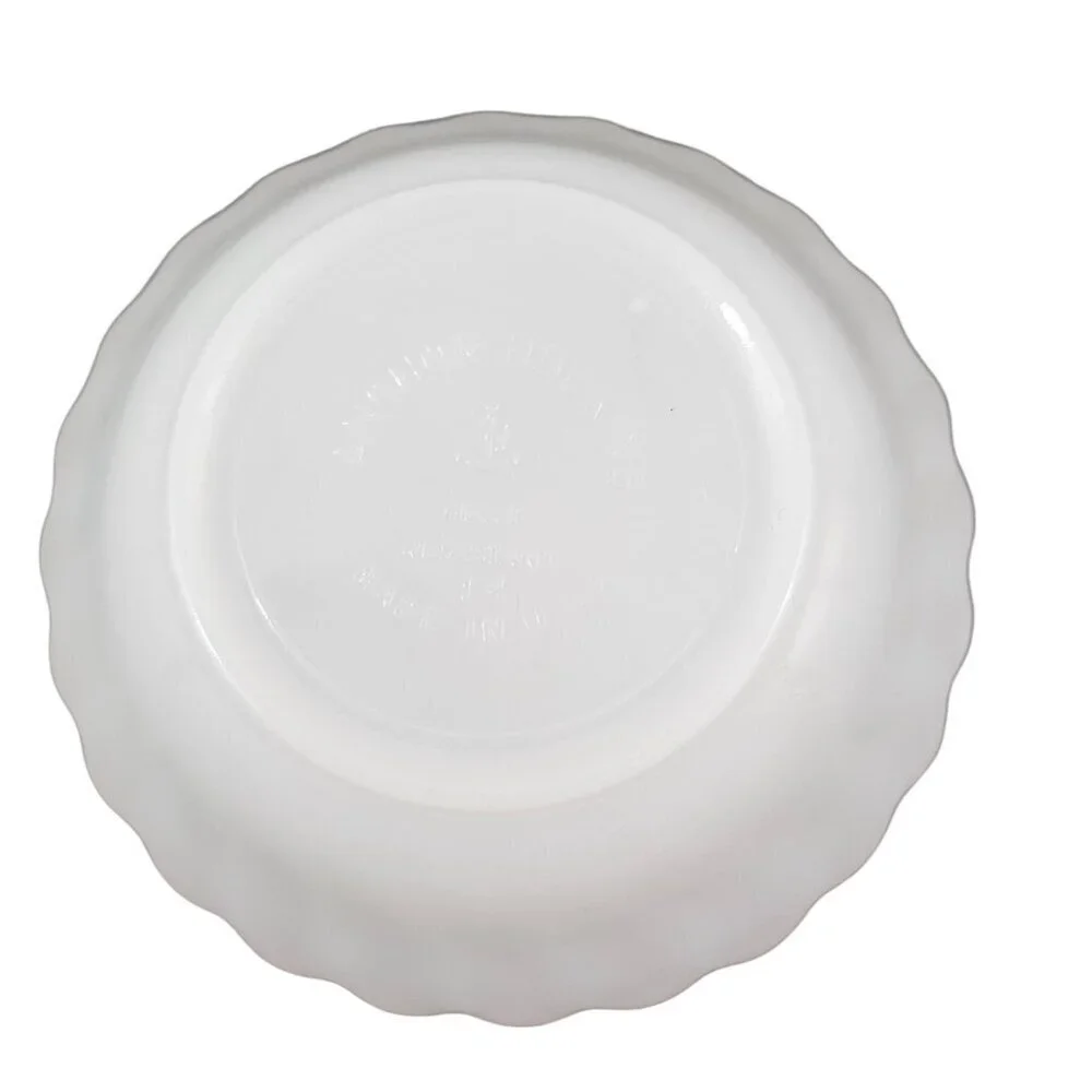Anchor Hocking Fire King Milk Glass Custard Dessert Appetizer Bowls – Set of 4